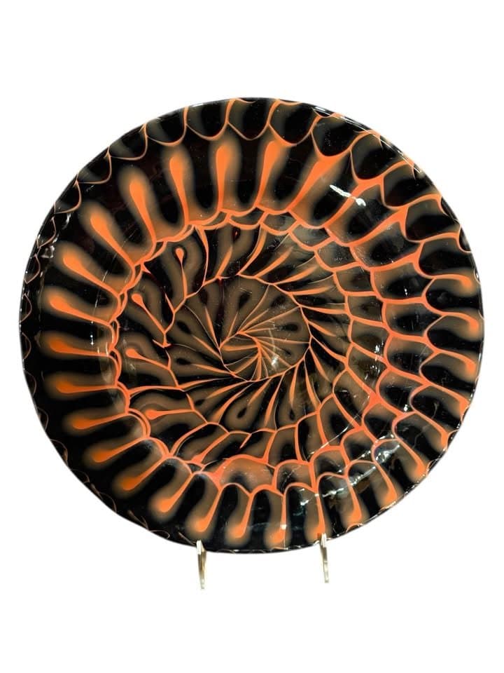 Vintage Murano Glass Decorative Plate