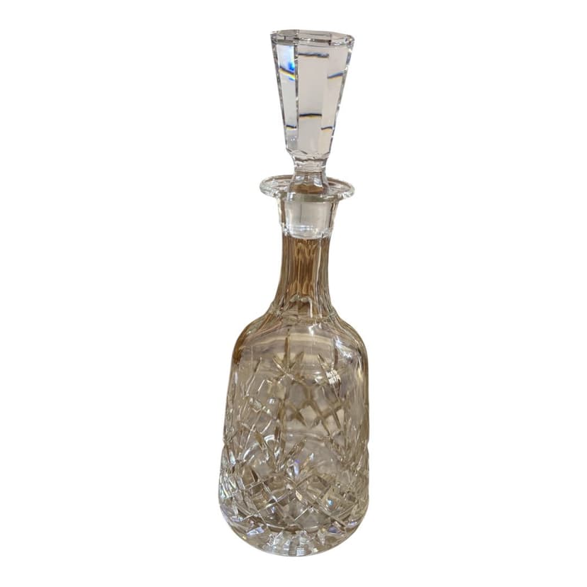 Tall Waterford Glass Collectible Lismore Decanter