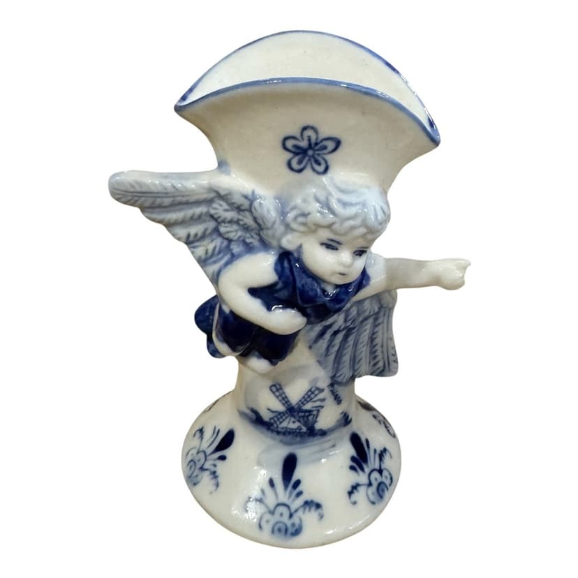 Vintage Deft Collectible Cherub Vase