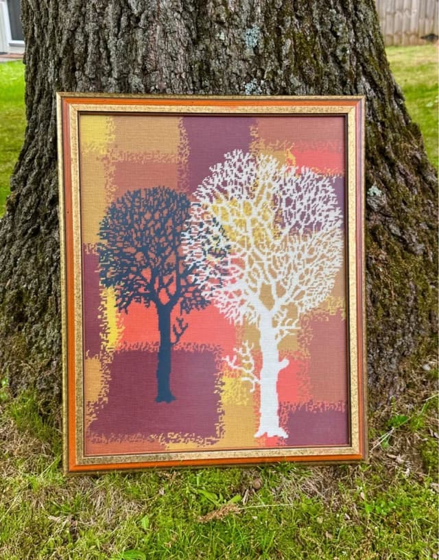 Vintage 1970s Needlepoint