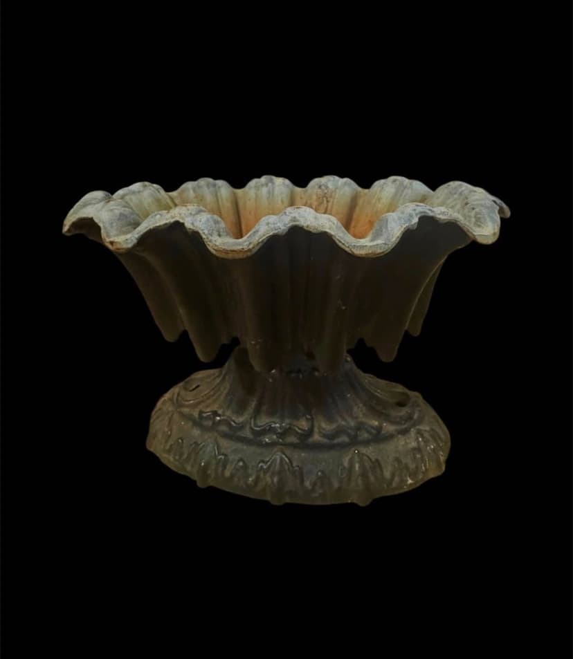 Antique Cast Iron Victorian Planter