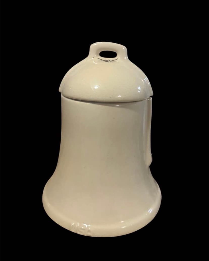 1950s ‘Ring the Bell for Cookies’ Cookie Jar, American Bisque USA, Multi-colored, photo 3 of 3