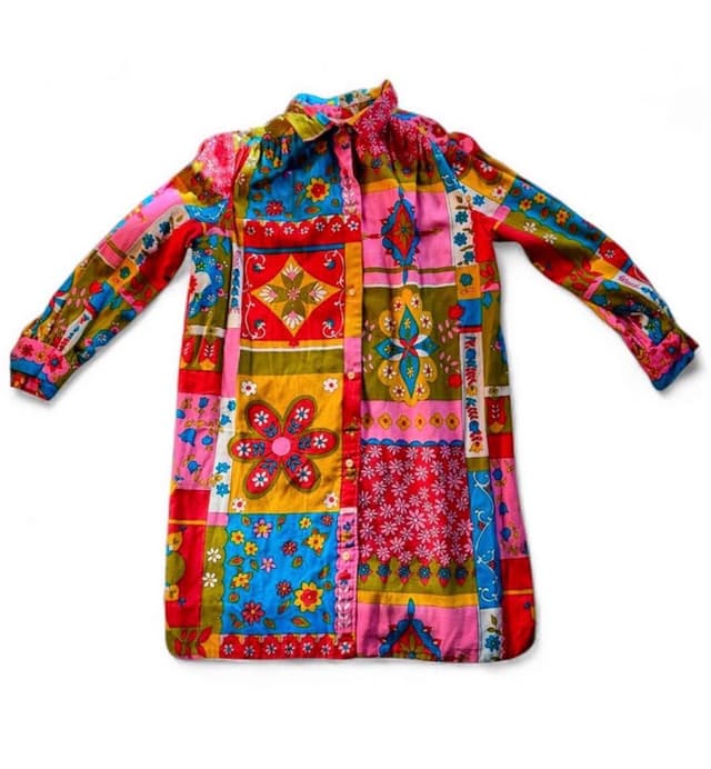 Union Made Vintage Flower Power Dress