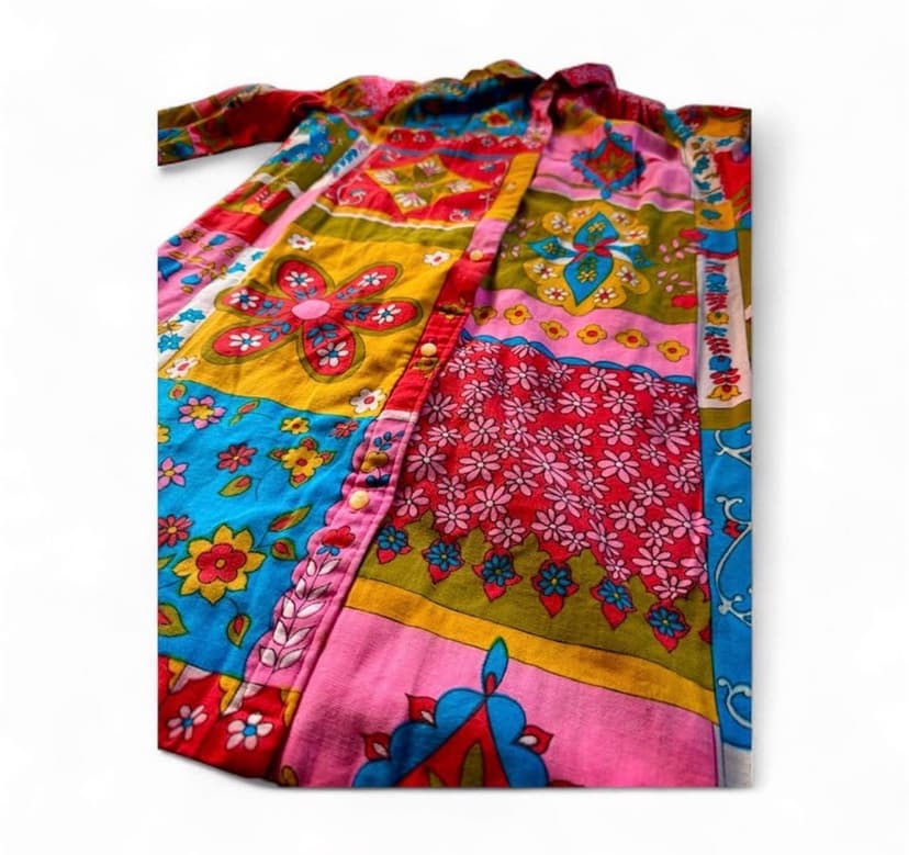 Union Made Vintage Flower Power Dress, Kelly Arden, Multi-colored, photo 2 of 6