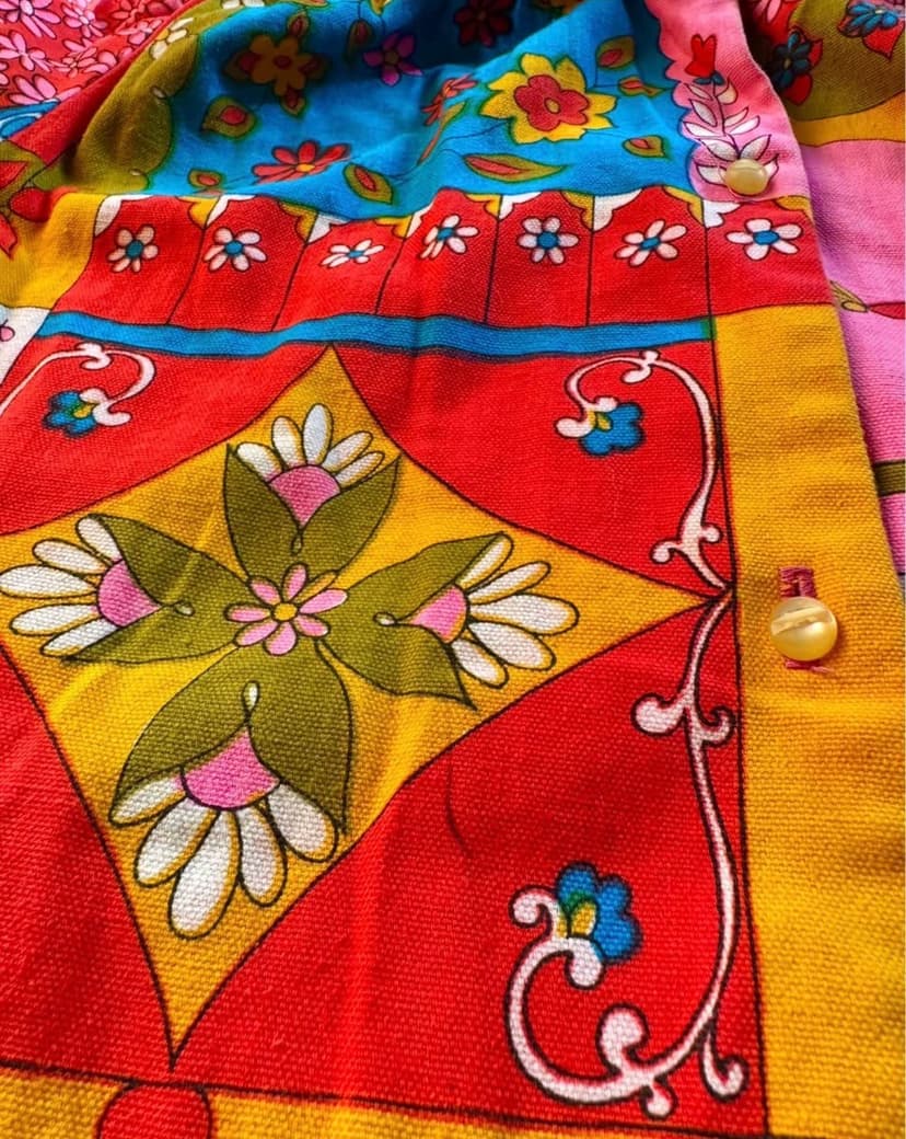 Union Made Vintage Flower Power Dress, Kelly Arden, Multi-colored, photo 6 of 6