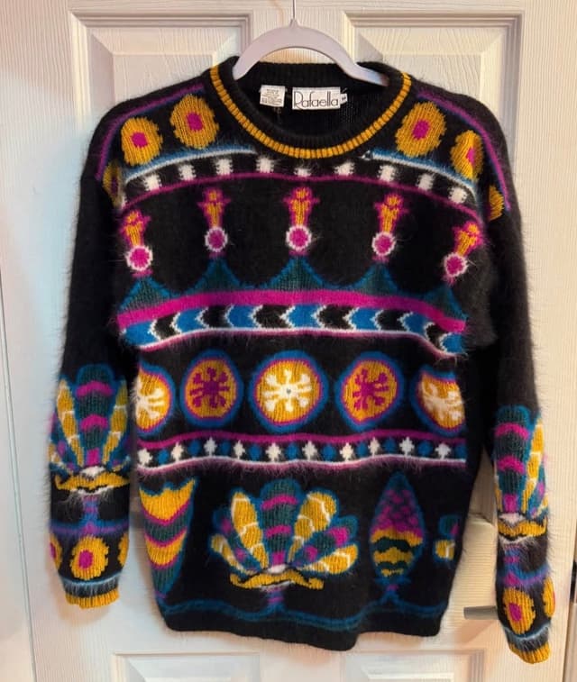 Vintage Funky Art Deco Sweater