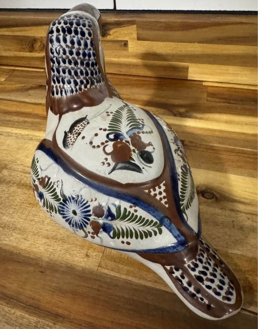 Vintage 1979s Tonala Ceramic Toucan Bird, Multi-colored, photo 3 of 3